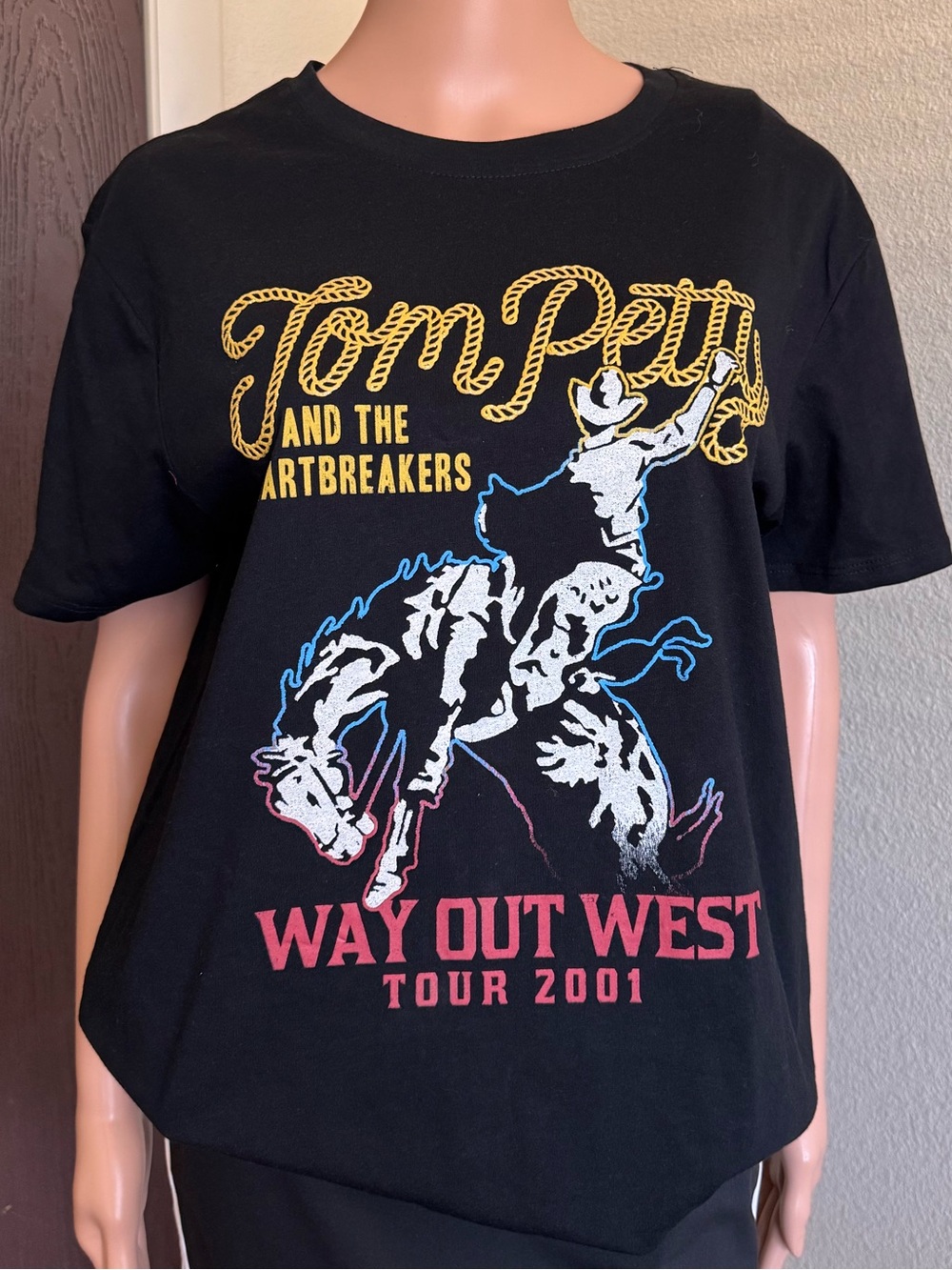 Time and Tru Tom Petty Way Out West Women's Graphic Tee